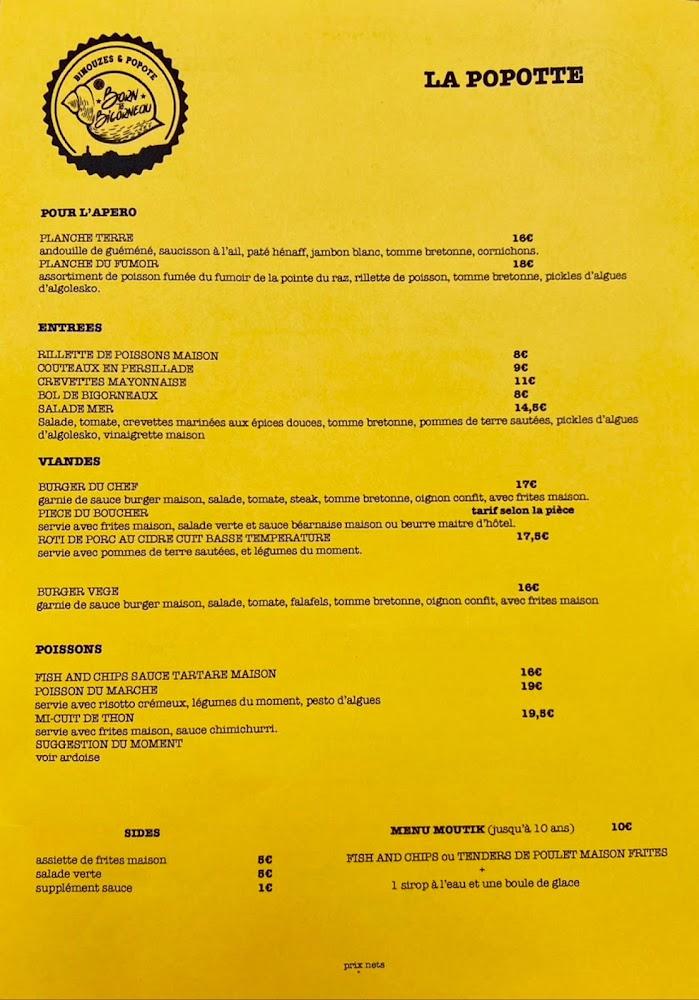 BORN TO BIGORNEAU - Menu Image 2